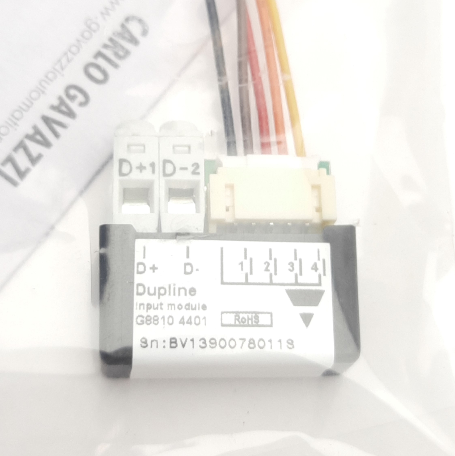Carlo Gavazzi G88104401 Dupline Universal Transmitter Input Module 2mA Max, 4-Ch