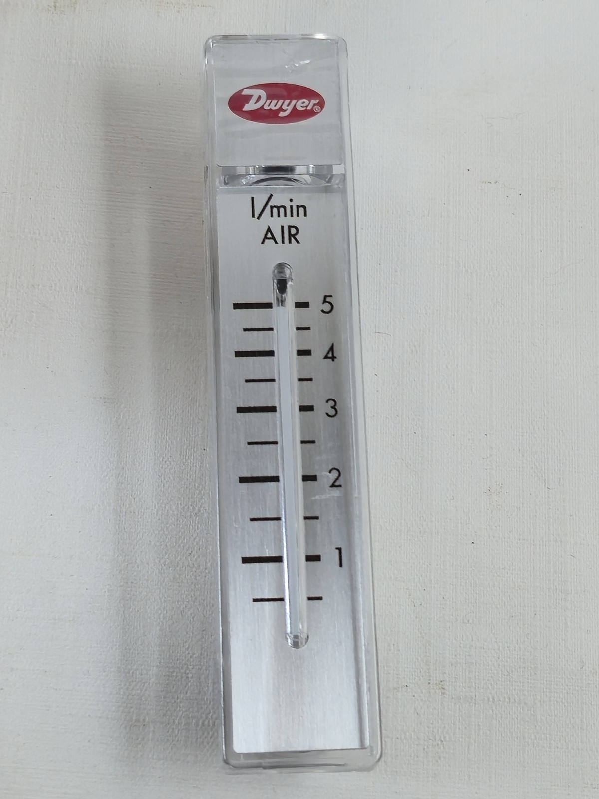 RMA-26-SSV Air Flowmeter, 0.5l/min to 5l/min, 4%, 3.175mm, 100psi,