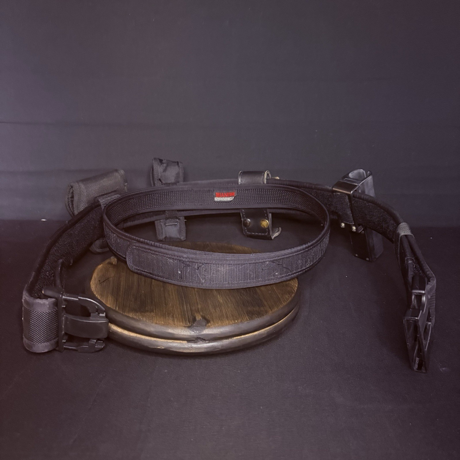 Bianchi Nylon Duty Belt 34″- 40″ w/Radio Case, ASP Baton Holster, Handcuff Pouch