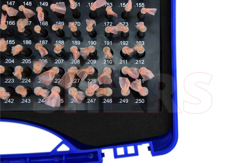SHARS 190 PCS .061-.250″ CLASS ZZ STEEL PIN GAGE SET PLUS NEW #}