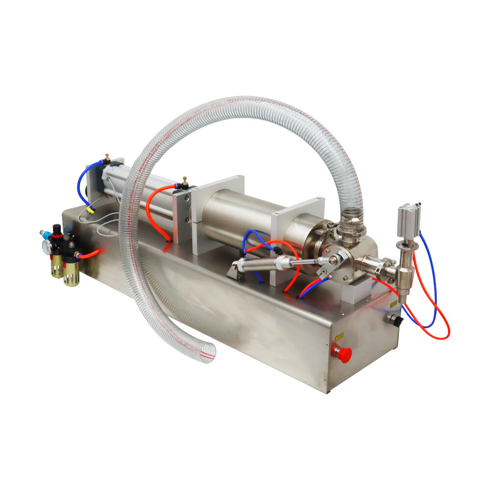 1000-5000ml Adjustale Liquid Paste Filler Automatic Packing Machine 50L Hopper