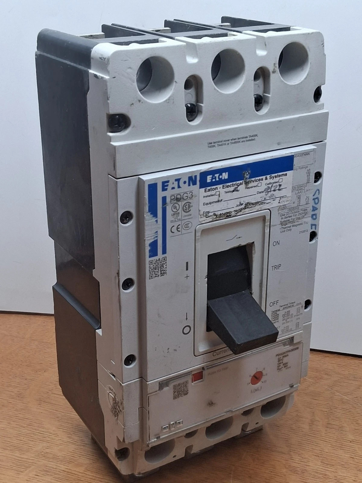 Eaton PDG33M0400FNNN 300A 3P 600V Breaker PDG3XTFA30300 Tested