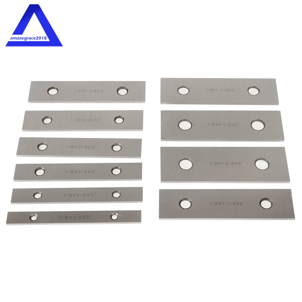 10 Pair 1/8 × 5″ Precision Parallel Set 0.0003 Tolerance New