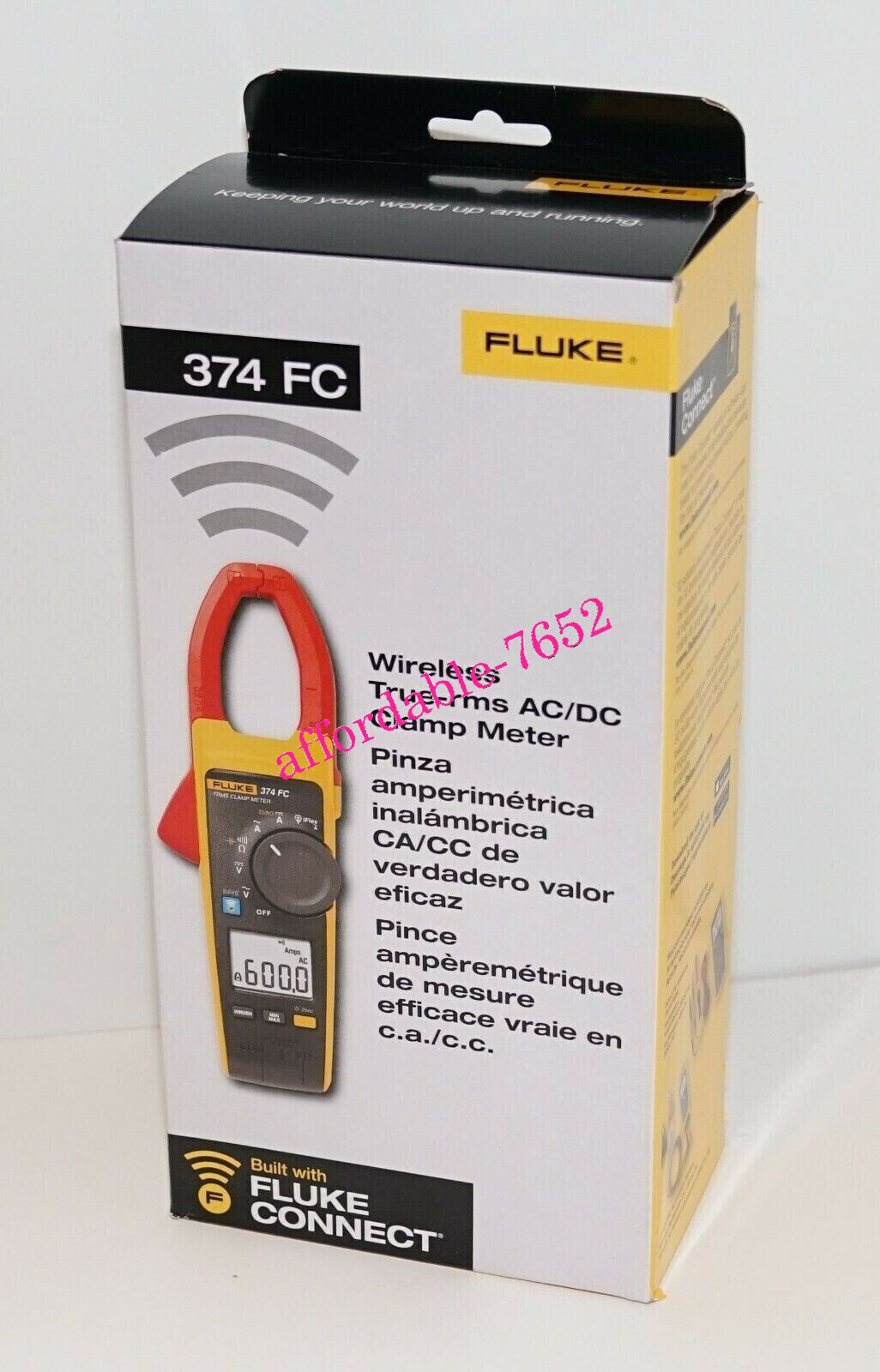 NEW FLUKE 374 TRUE RMS AC/DC CLAMP METER WIRELESS fedex or FedEx