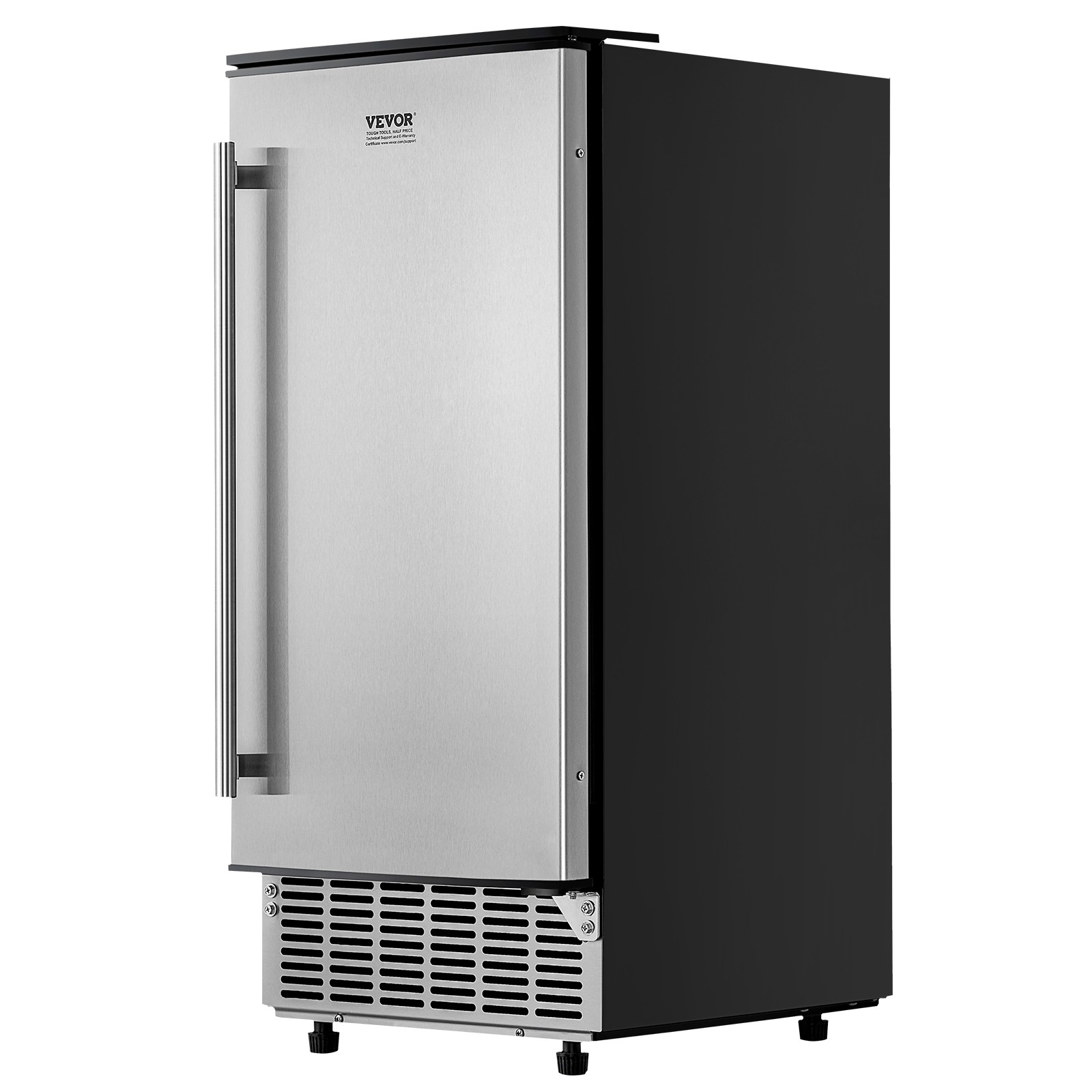 VEVOR Undercounter Ice Maker 80 Lbs/Day Built-in Ice Maker Machine