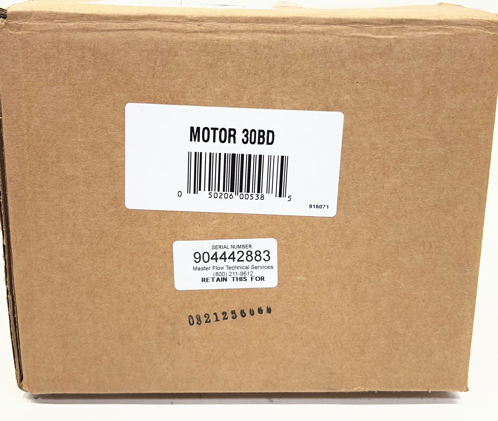 Master Flow Replacement Motor for 30 in. Belt Drive Whole House Fan MOTOR30BD