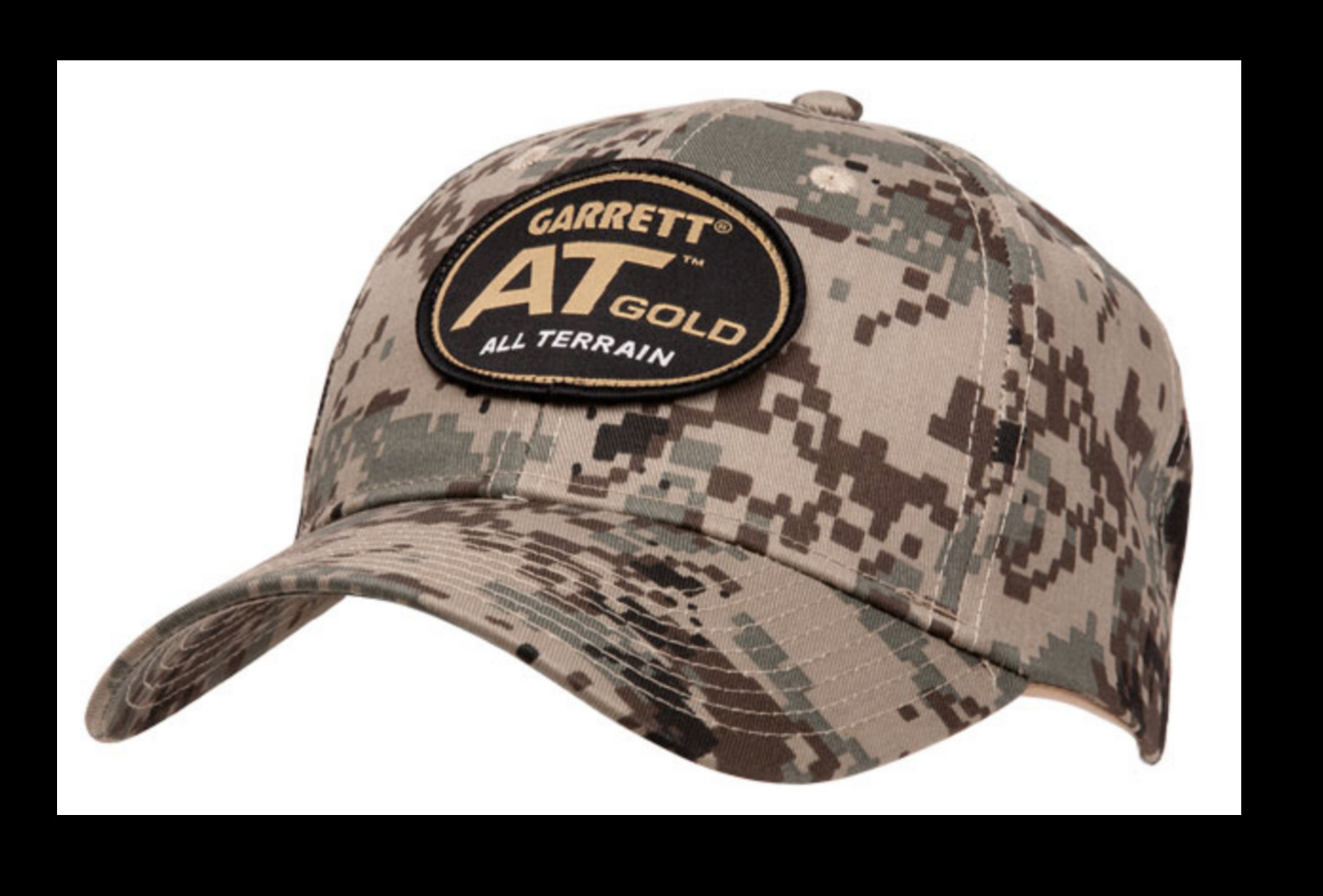 NEW Garrett New Metal Detector AT GOLD Camo Baseball Cap Hat #1664100