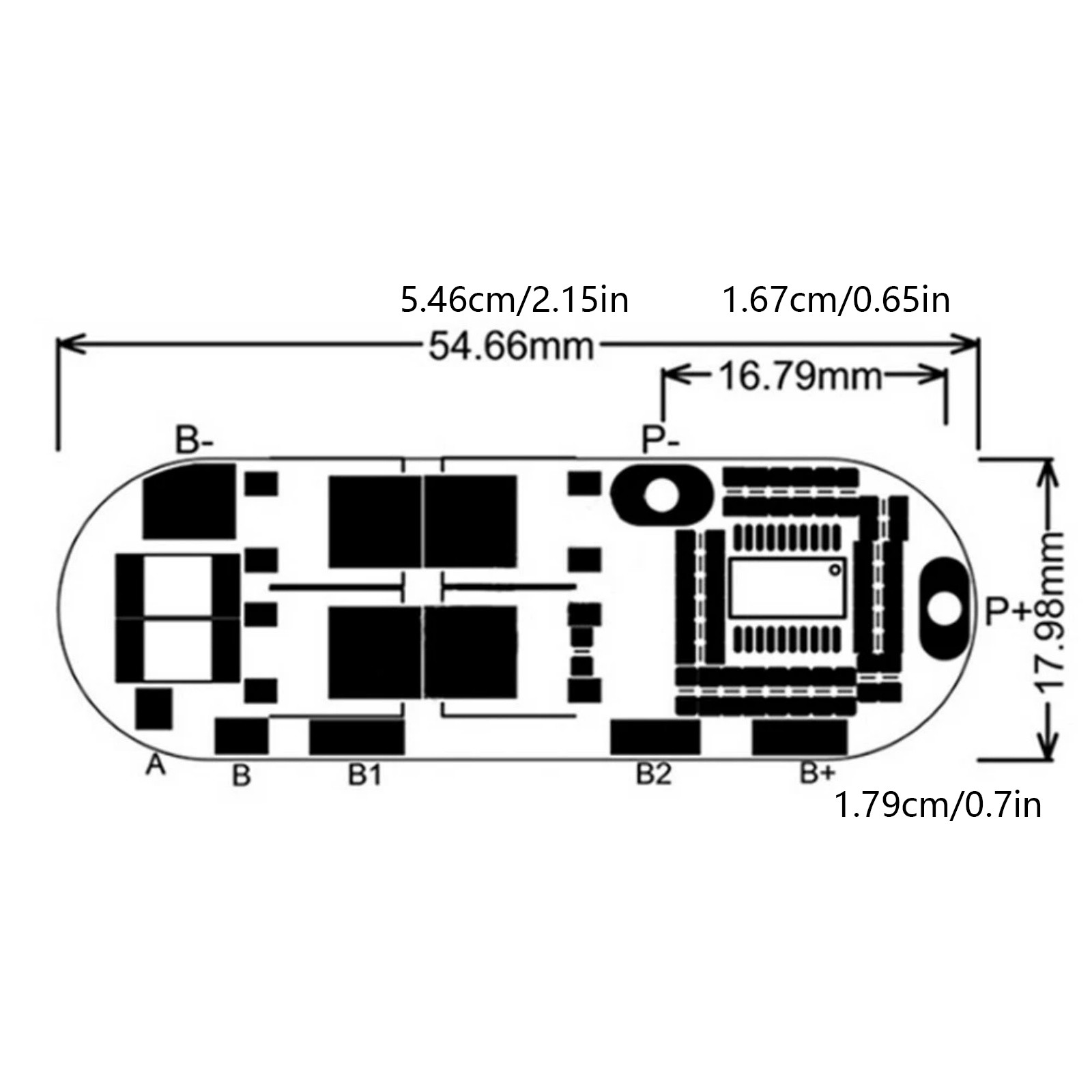 Replacement 4pcs 5S 25A BMS Board for 18650 Li-polymer Battery Maintenance Part