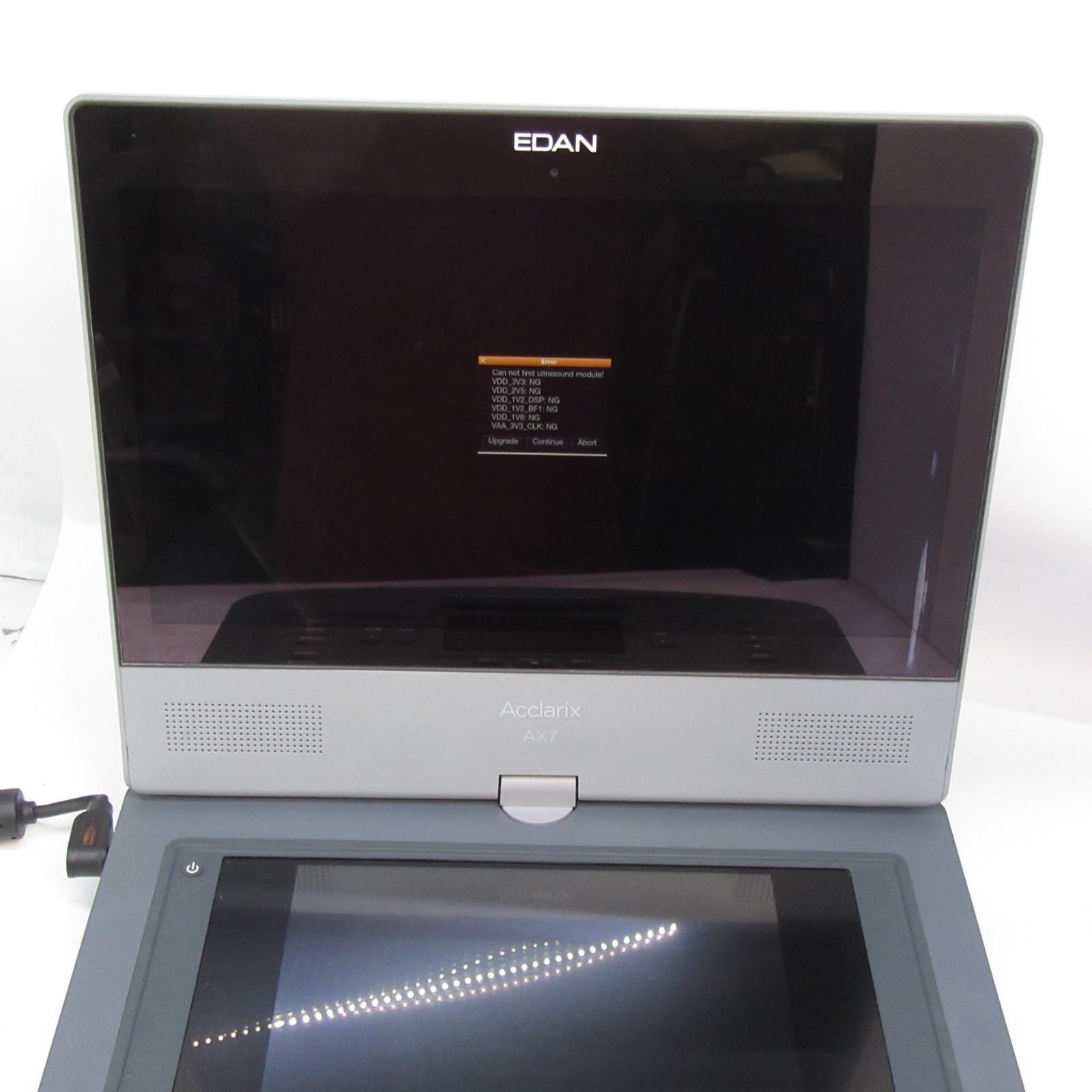 Edan Acclarix AX7 portable ultrasound *PARTS T12-D18