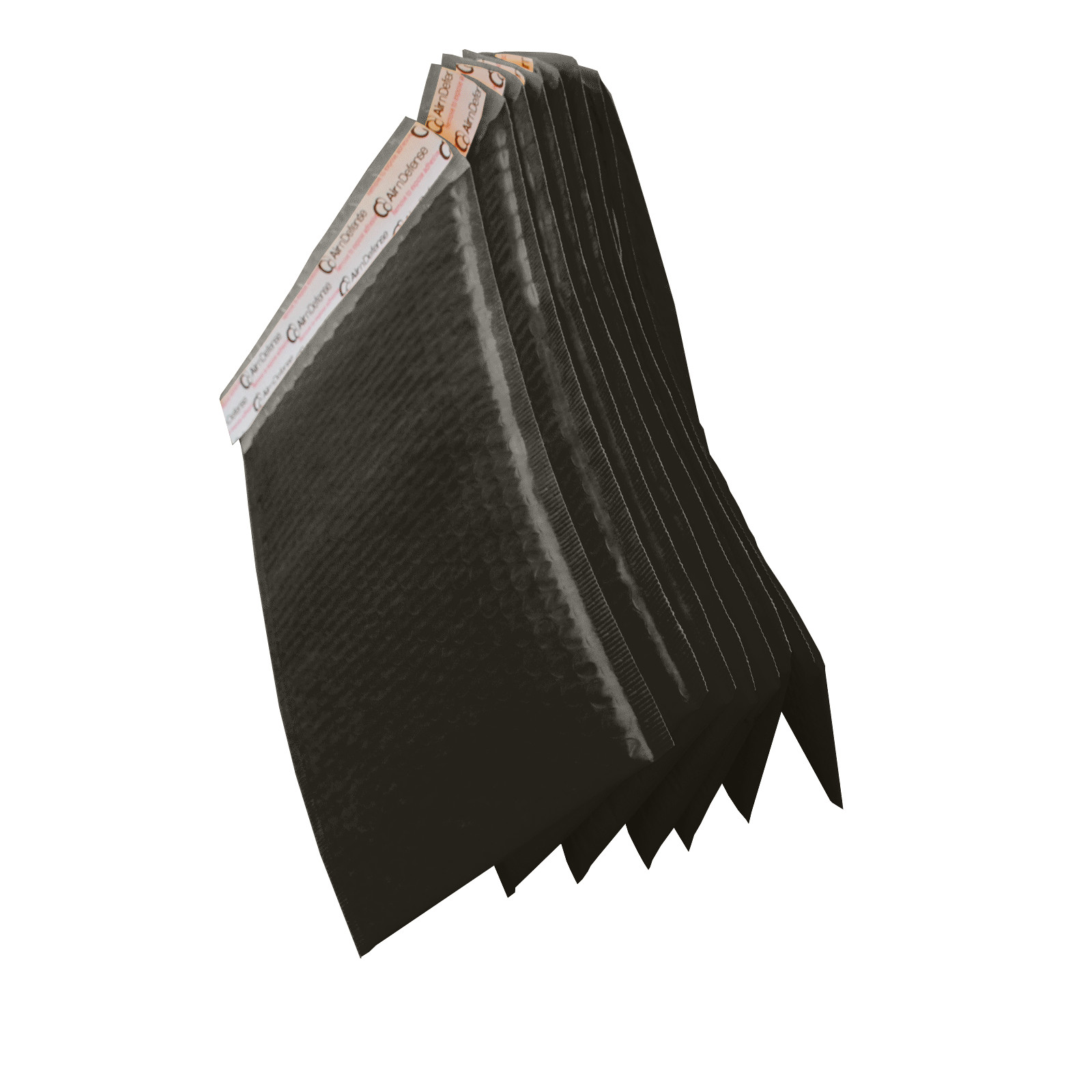 AirnDefense 1000 #0 6.5X10″ Black Shipping Poly Bubble Mailers Padded Envelope