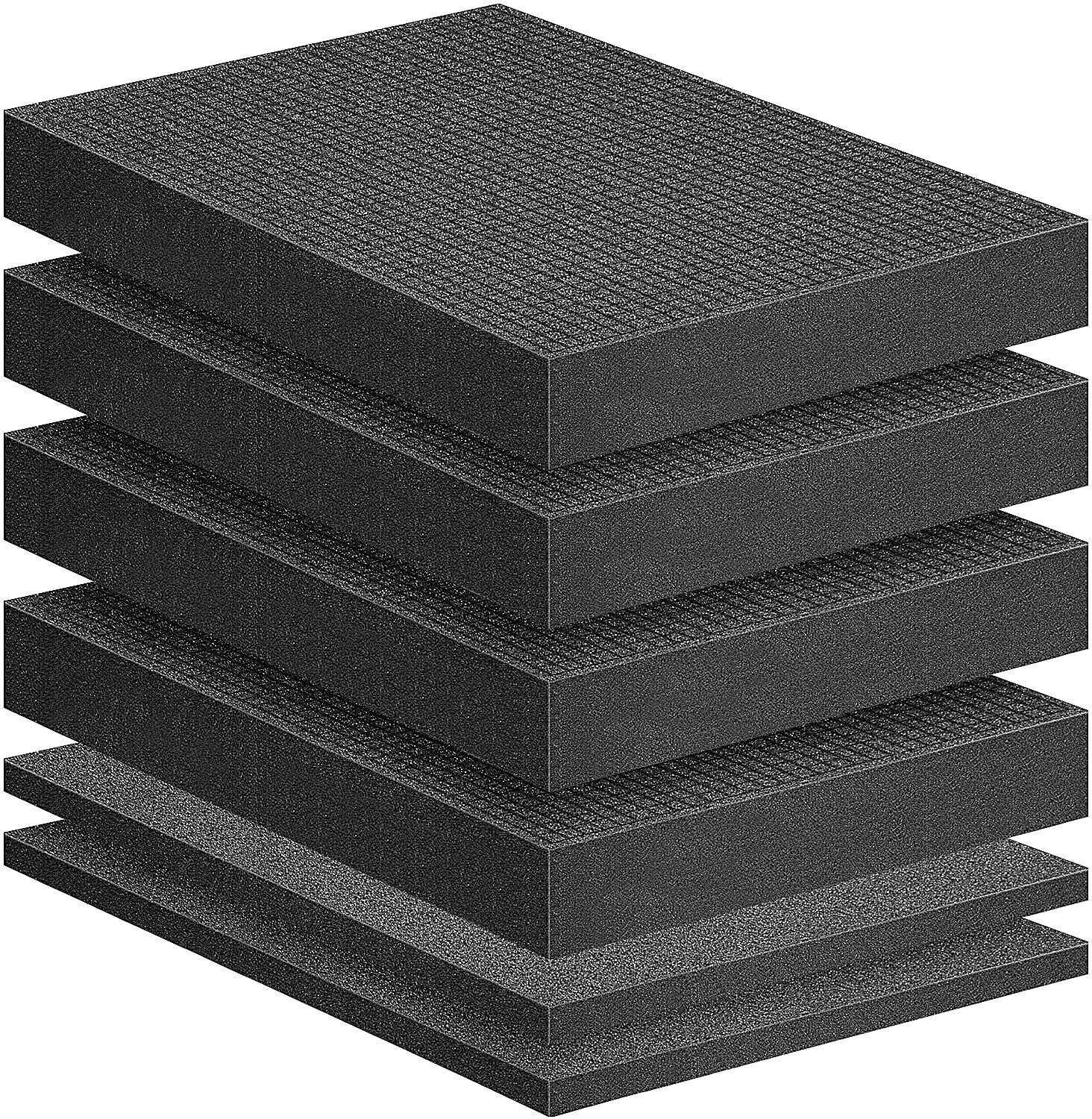 Pick and Pluck Foam Inserts 6-Piece 2 Sizes for Toolbox Game Box Storage