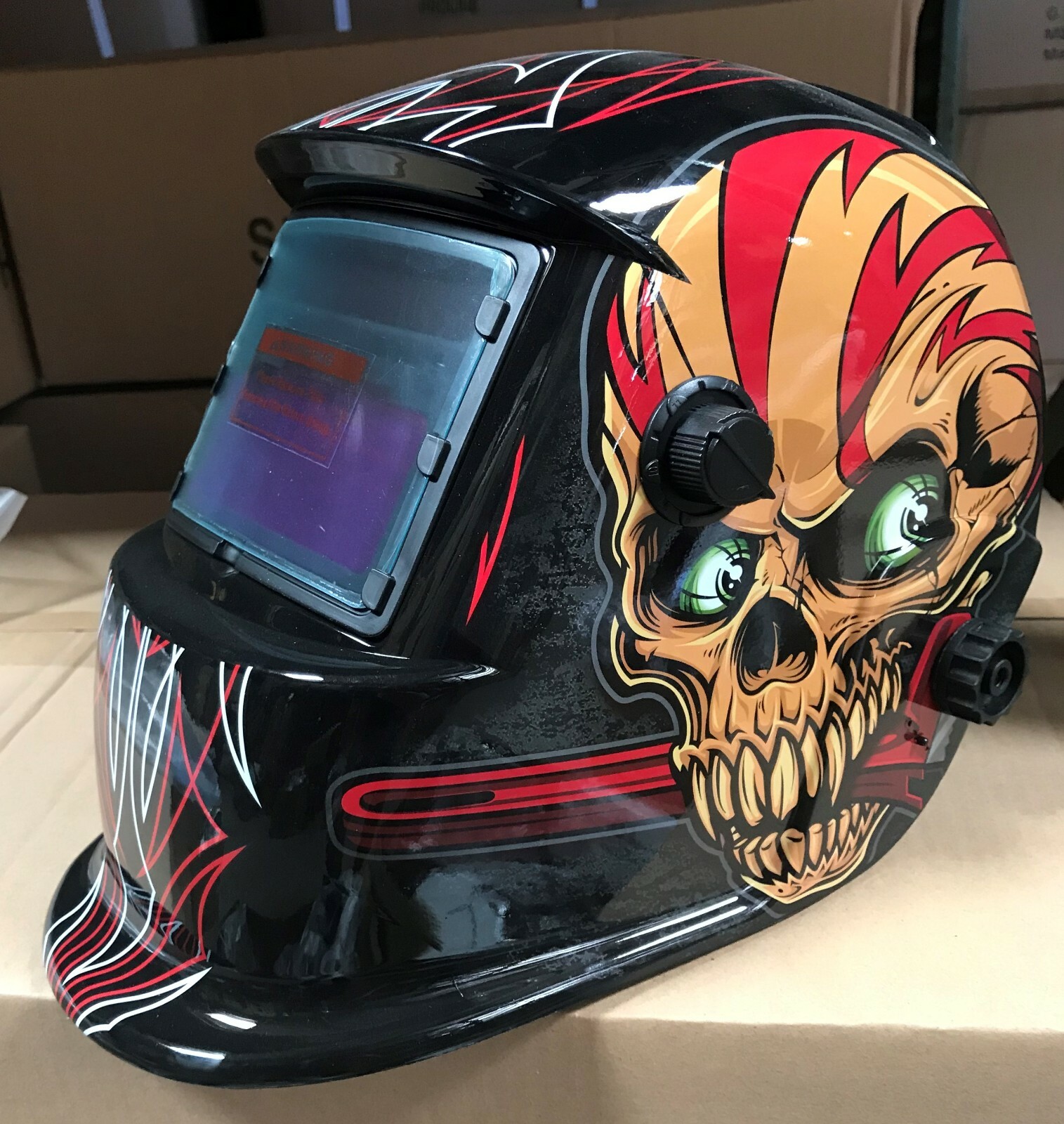 new pro Solar Certified ANSI CE Welding/Grinding Helmet