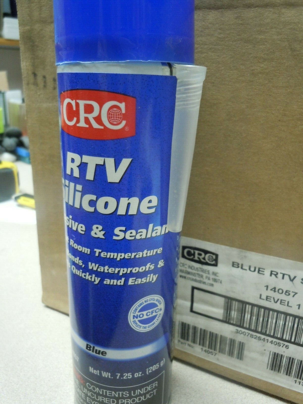 Part 14057 Rtv Silicone Sealant 7.25Oz Blue, by Crc Industries, Single Item