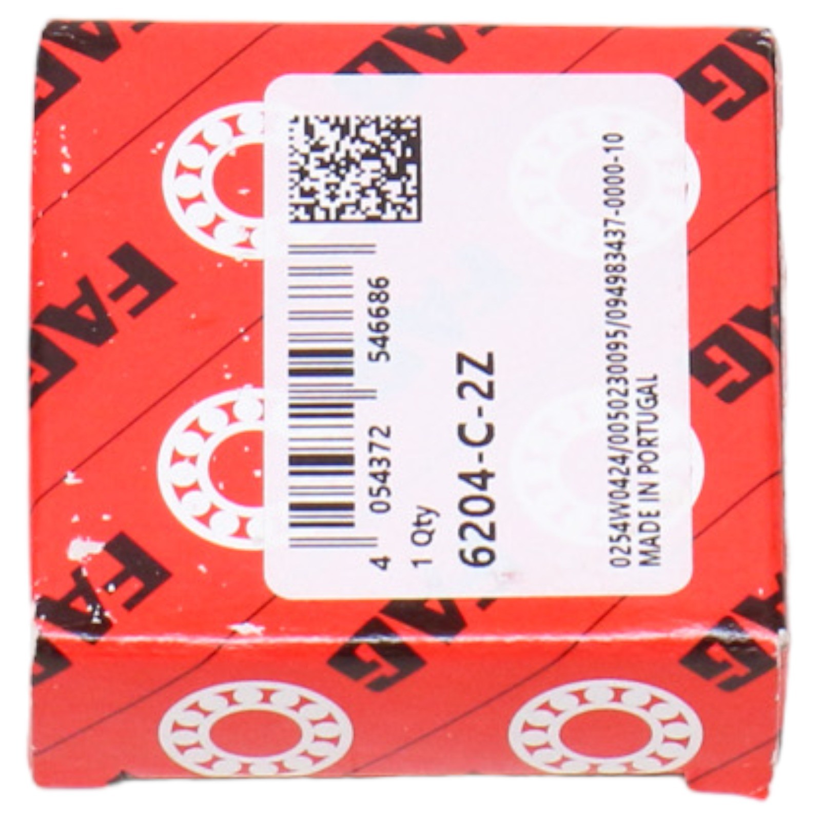 FAG 6204-C-2Z, Deep Groove Ball Bearings 62..-C-2Z, modified Internal ……….