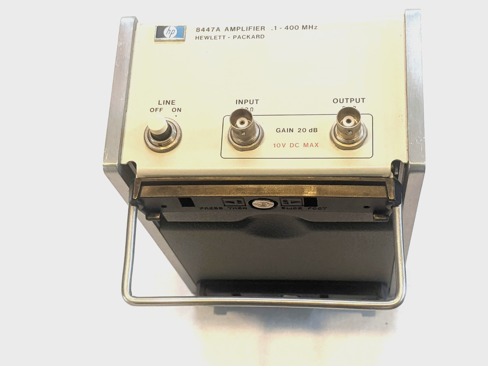 Hewlett-Packard 8447A Broadband Low-Noise RF Amplifier 0.1 – 400 MHz