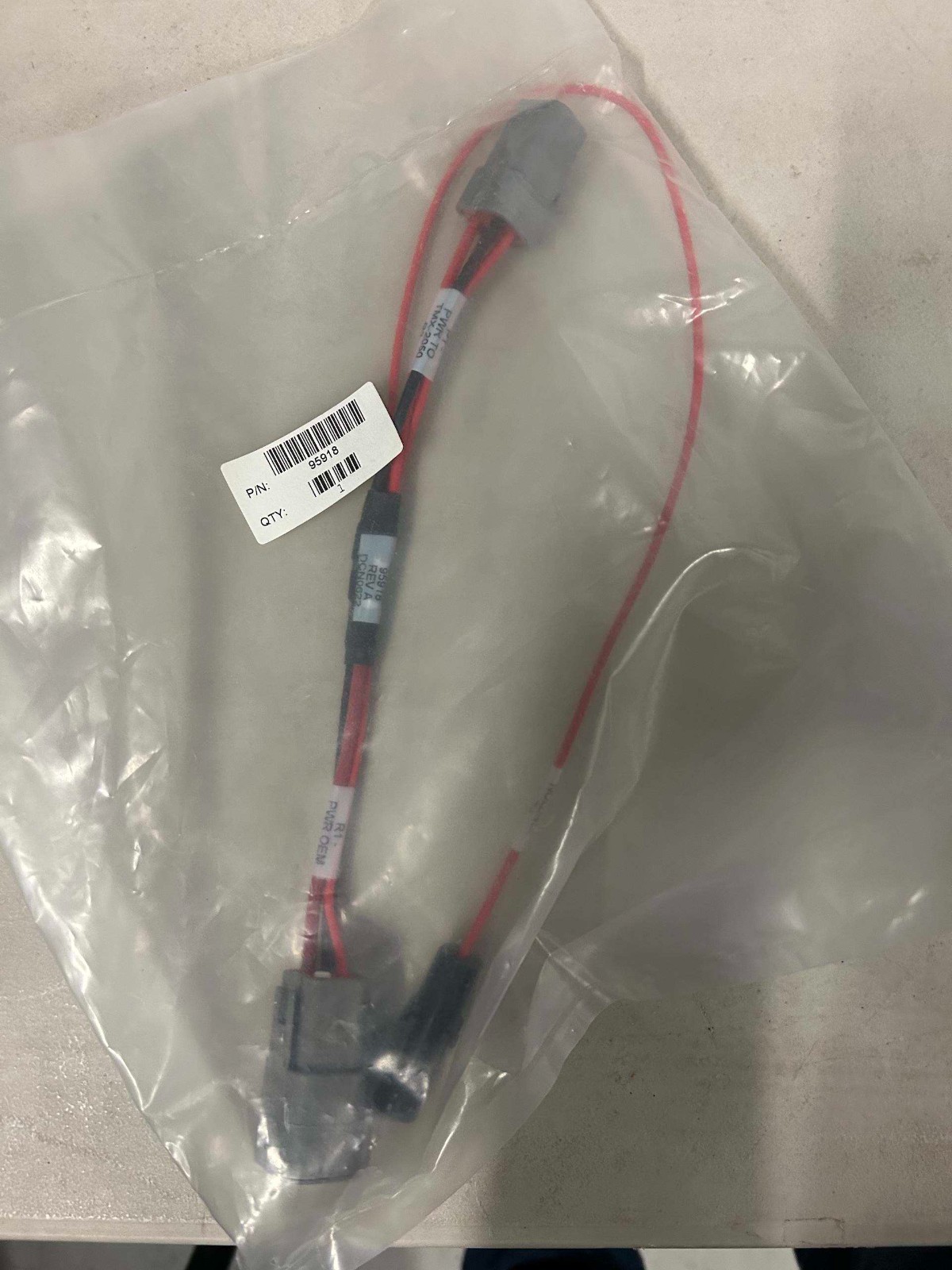 Trimble Cable, TMX-2050, display to OEM power harness adapter P/N 95918