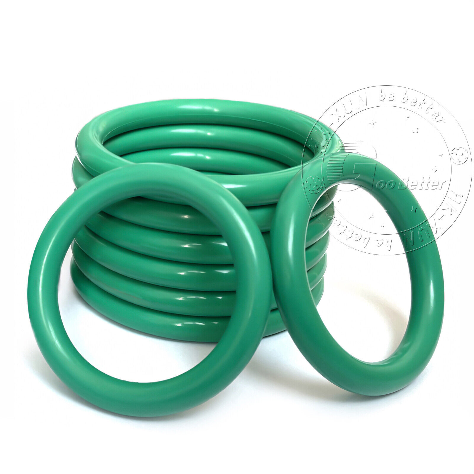 2mm FKM Fluorine Rubber Sealing O-Rings Cross Section 5mm-100mm OD – High Temp