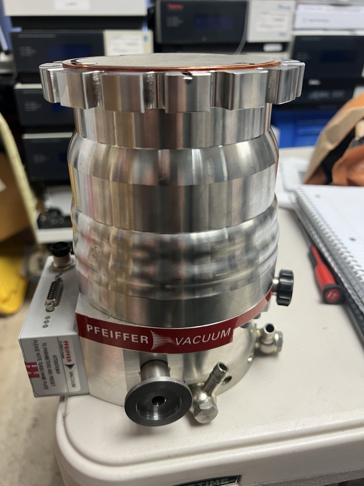 Pfeiffer HiPace 300 Plus turbo pump with TC110 controller – Tested – Excellent!!
