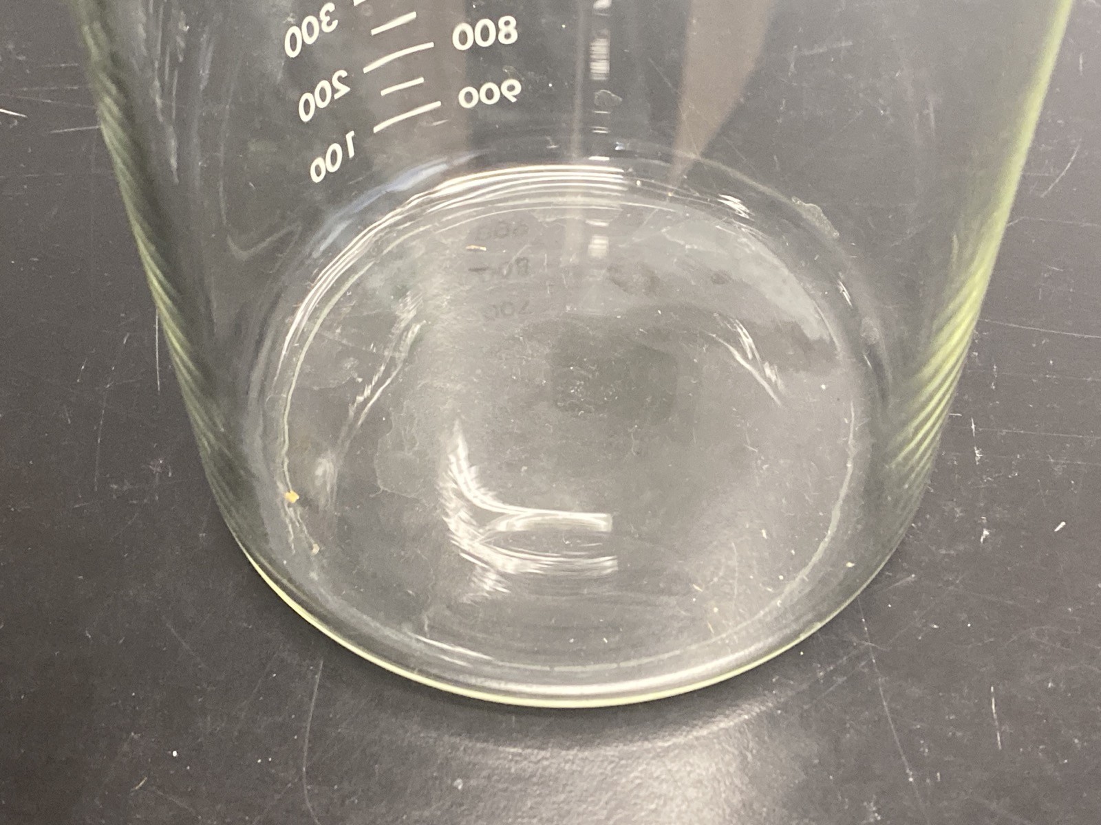 PYREX Glass 1000mL HD Low Form Dual Graduated Griffin Beaker Pour Spout 1003-1L