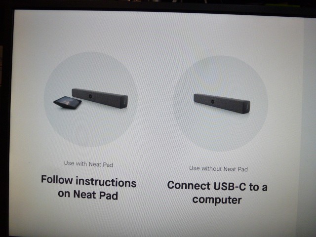 Neat NEATBAR-SE B1 All in One Video Conferencing System w/ NeatPad