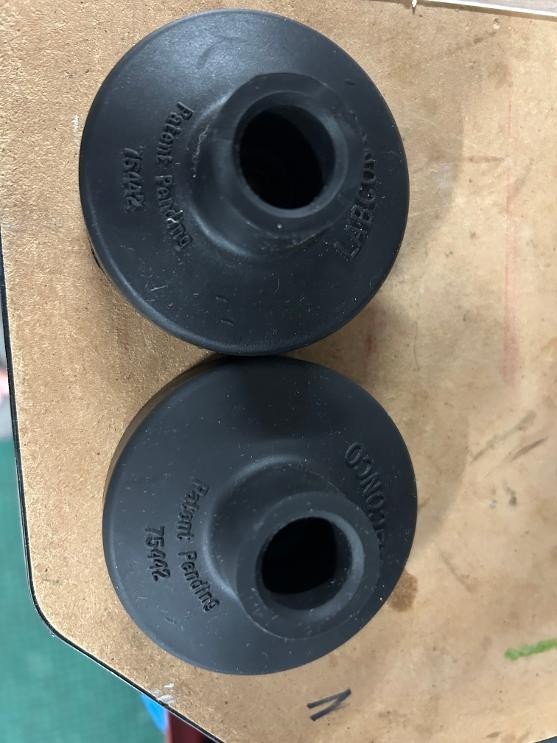 LABCONCO Rubber 120-300mL Black Fast-Freeze Flask Top ONLY 75442 7544200