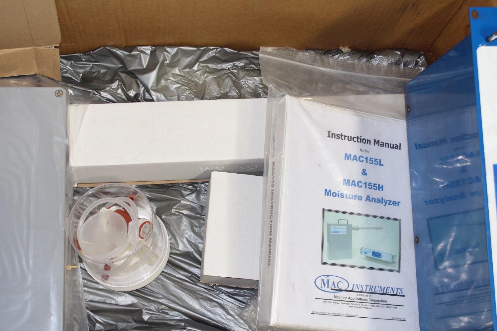 NEW MAC INDUSTRIES MAC 155 MOISTURE ANALYZER