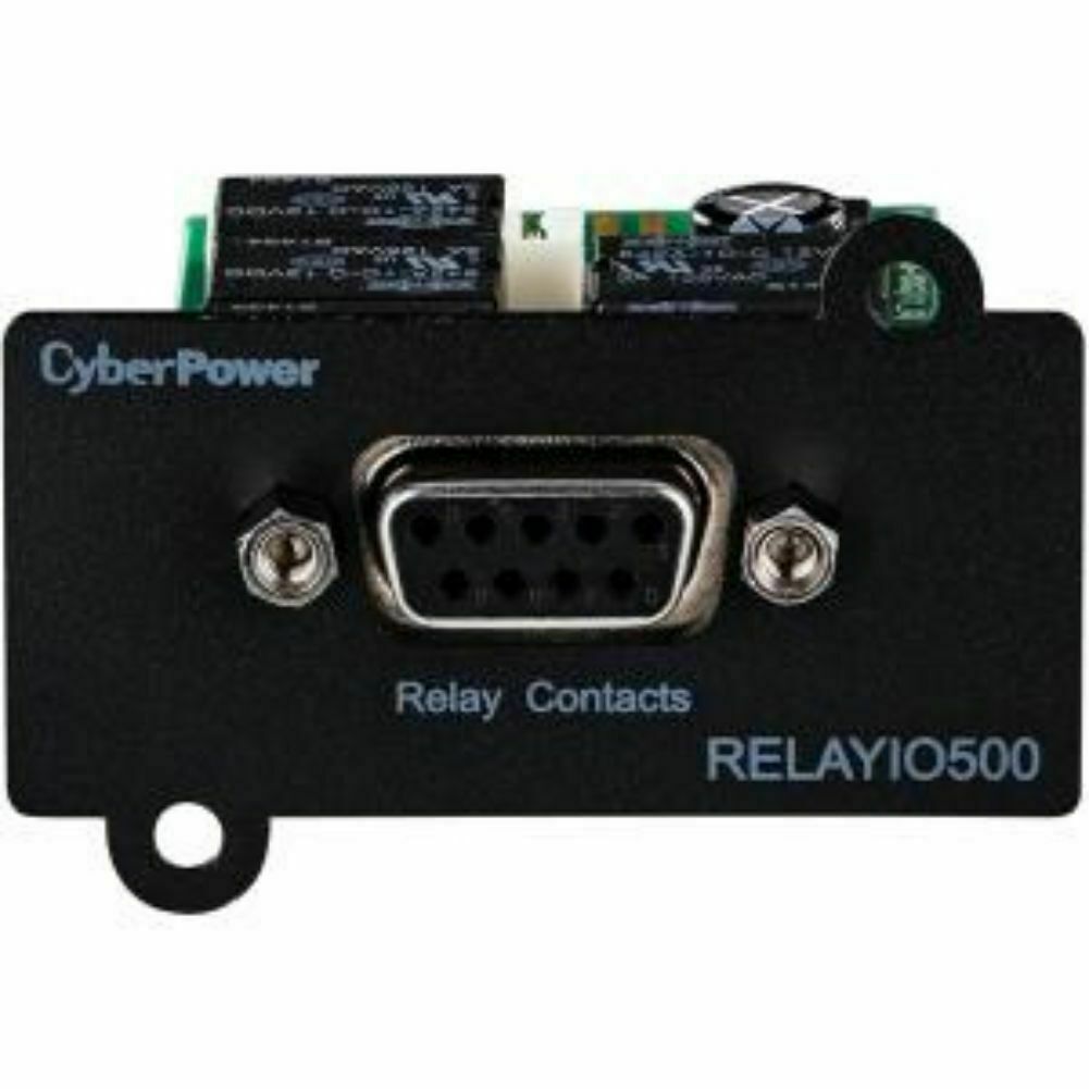 CyberPower RelayIO500 Relay I/O UPS Monitoring Card DB9 5 Contact Closure Output