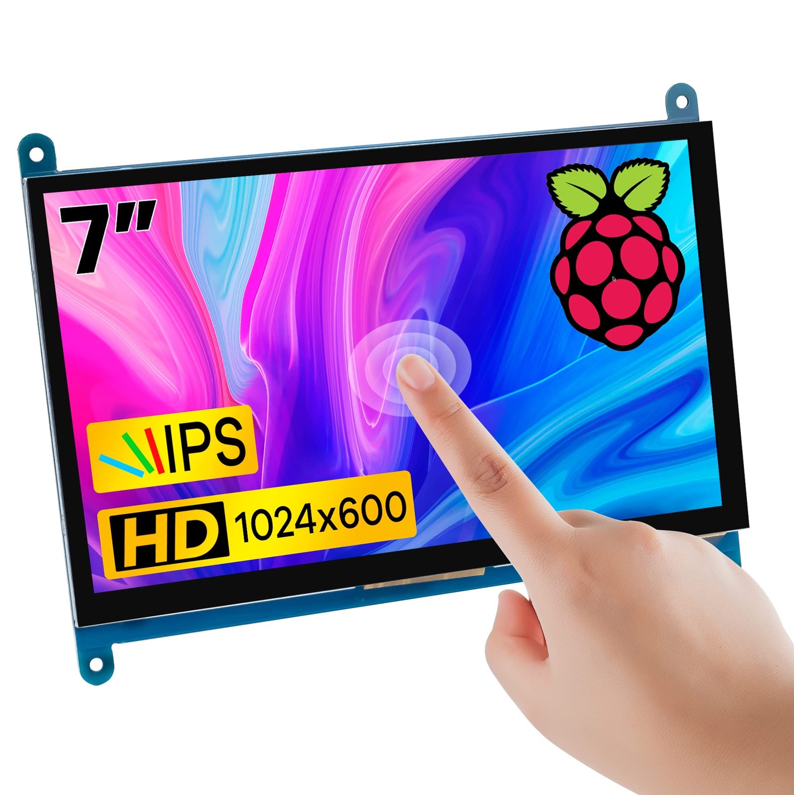 Hosyond 7 Inch IPS LCD Touch Screen Display Panel 1024×600 Capacitive Scree