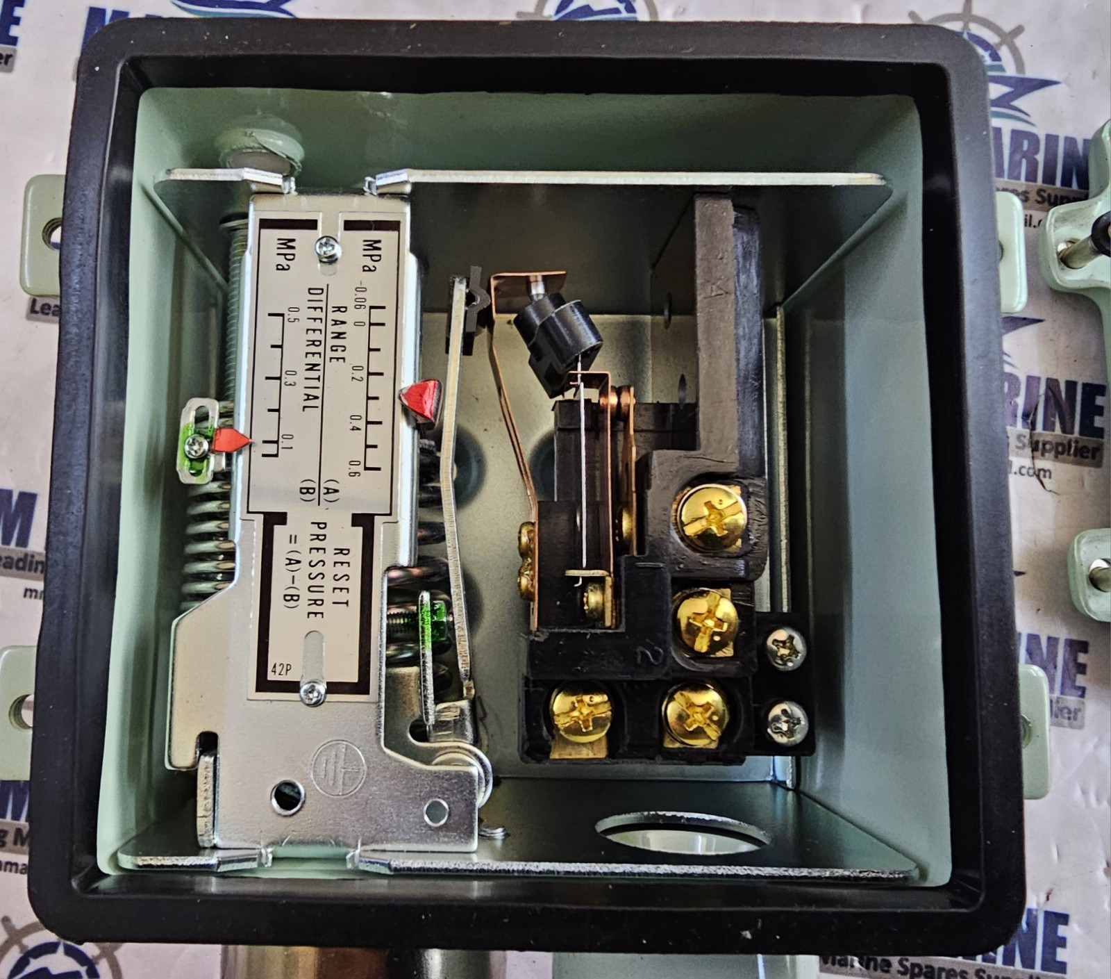 SAGINOMIYA SPS-H206W, PRESSURE SWITCH, -0.06~0.6MPa, MP: 1.5MPa, JAPAN