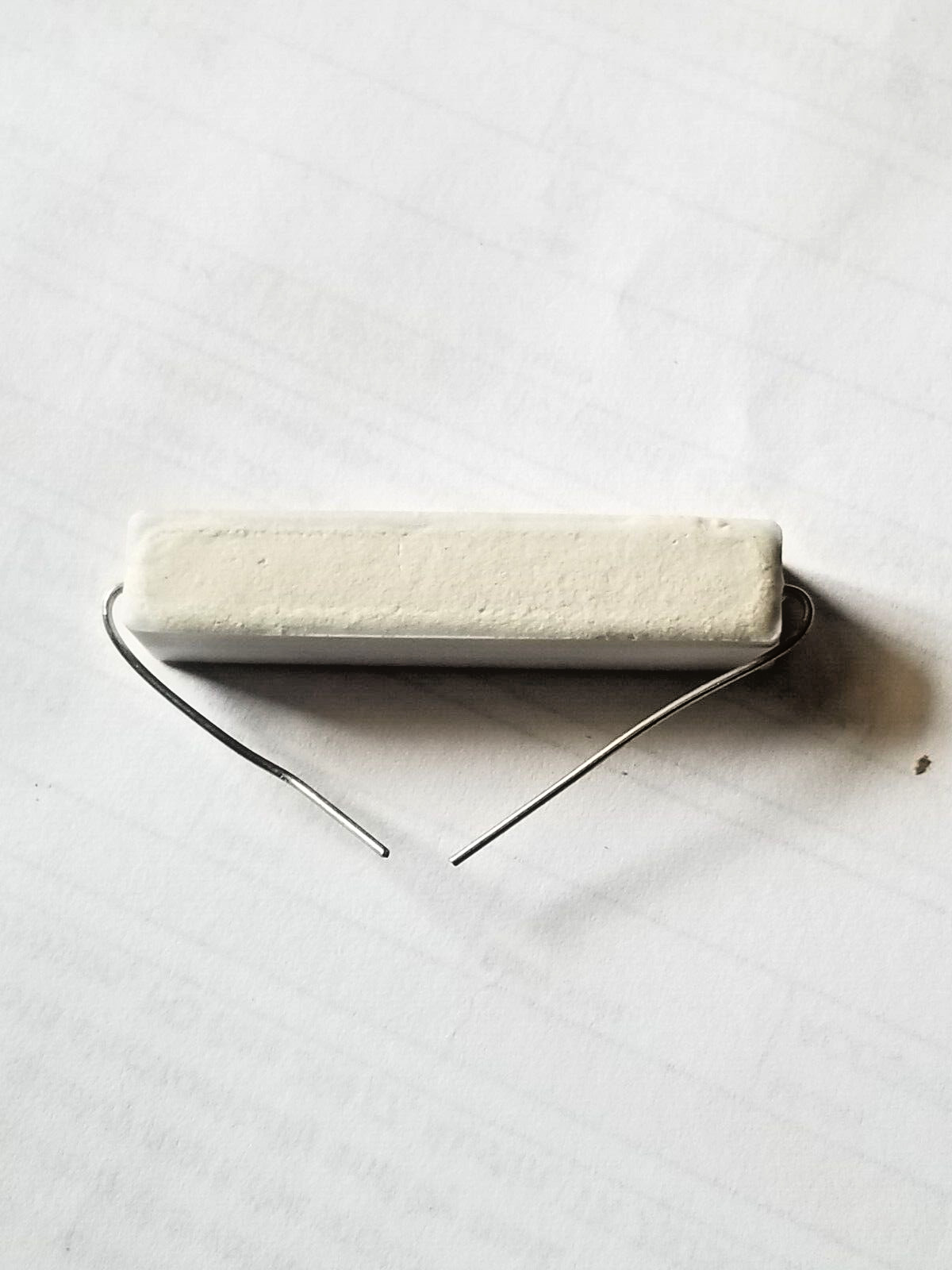 LOT OF 10 PIECES ABC 50 ohm 10w 5% wire wound ceramic resistor New