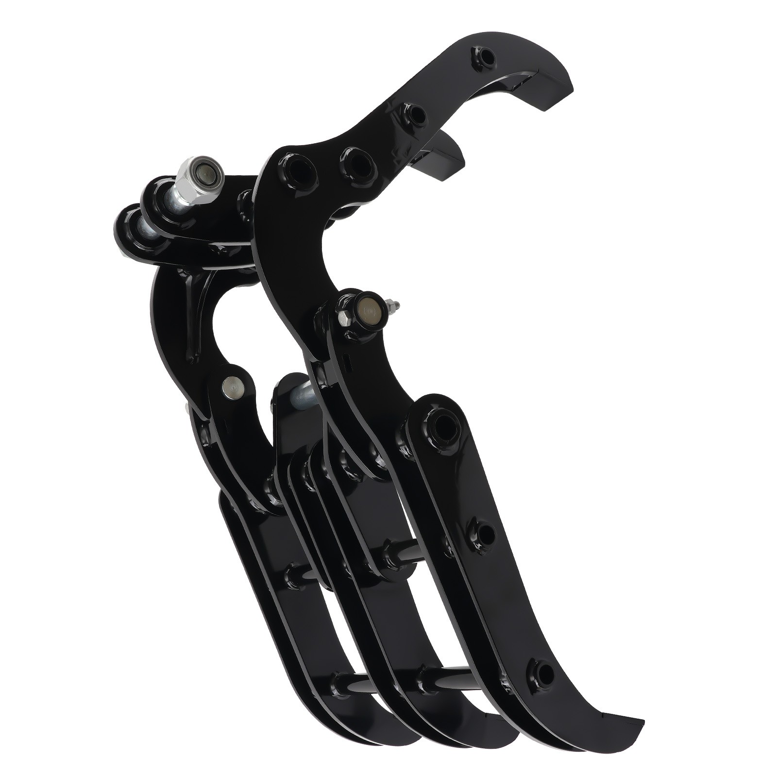 Steel Grapple with Powder Coated Finish for Mini Excavator 0.8-1.8T