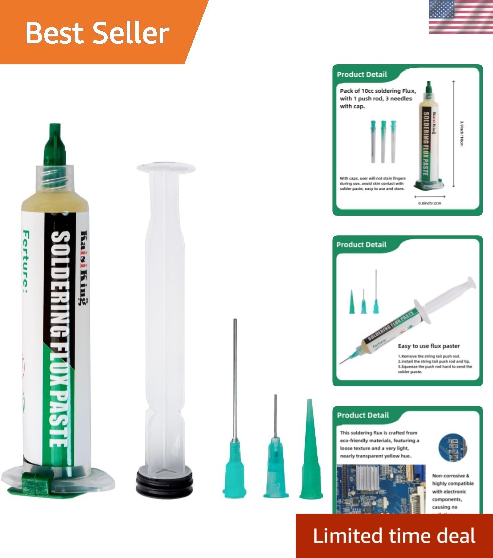 No Clean Soldering Flux Paste,Lead-Free Solder Flux for Electronics Soldering…