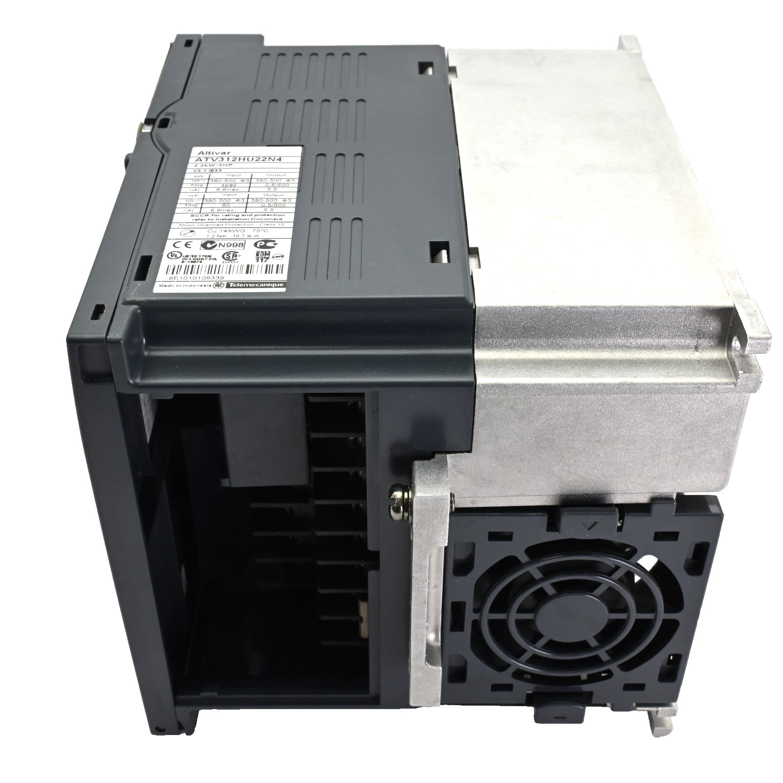 Schneider ATV312HU22N4 ATV312 Variable Drive 3 HP, 5.9 kVA, 79W, 3 Phase
