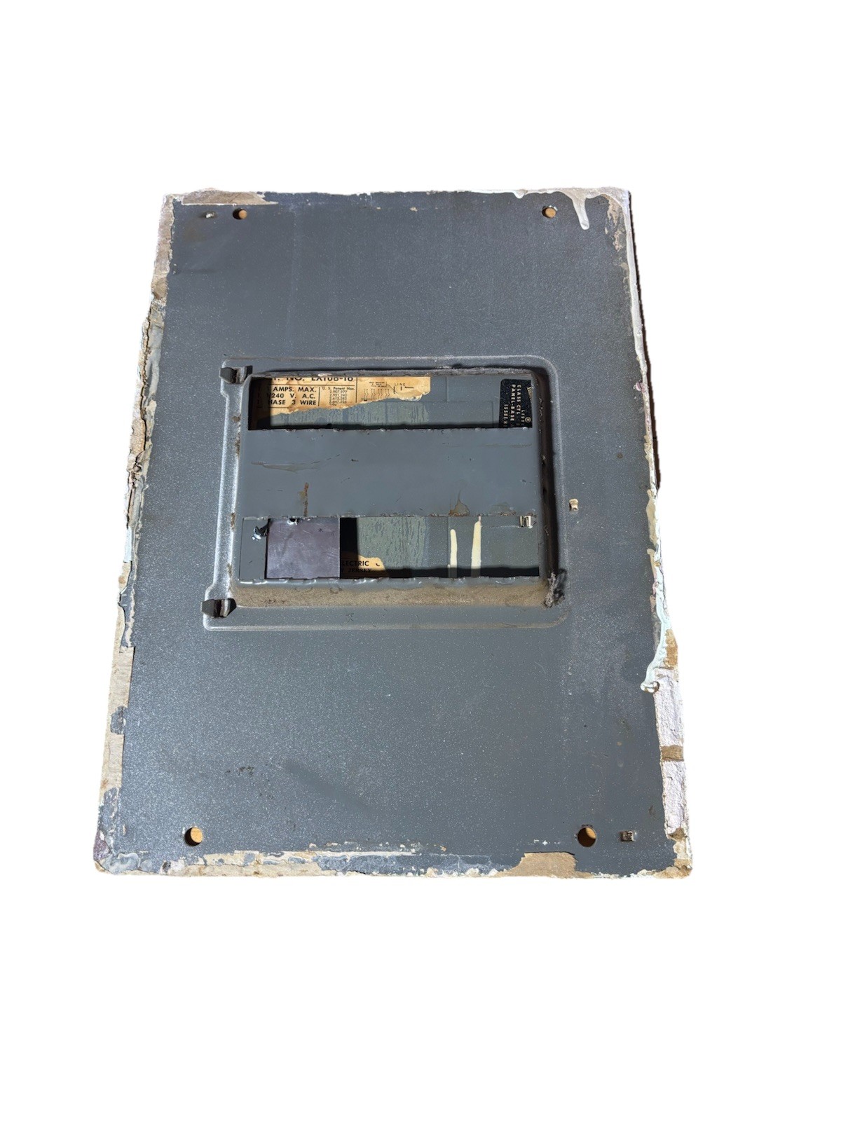 Vintage Federal Pacific Electric FPE Stab-Lok Panel Cover LX108-16 125A