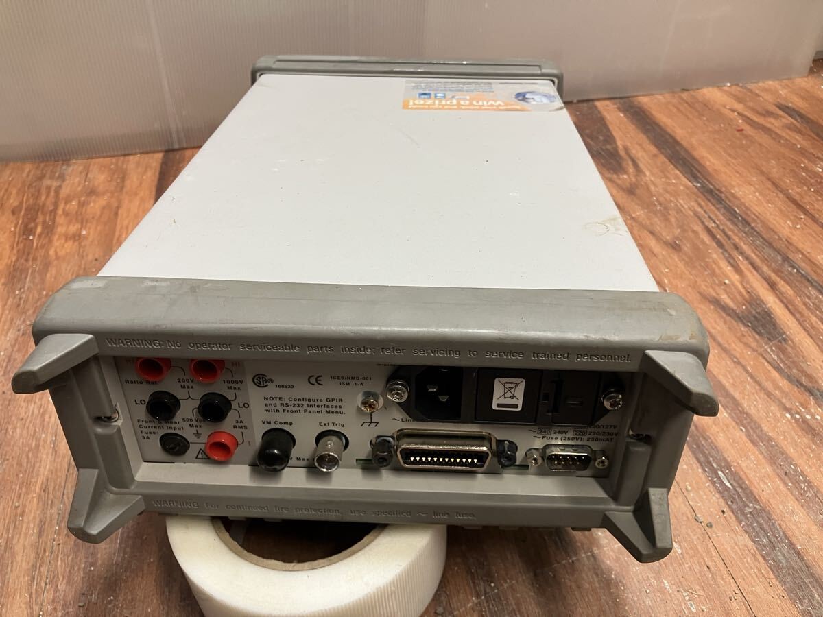 Agilent 34401A 6 1/2 6½ Digital Multimeter Digit Power-on check Japan
