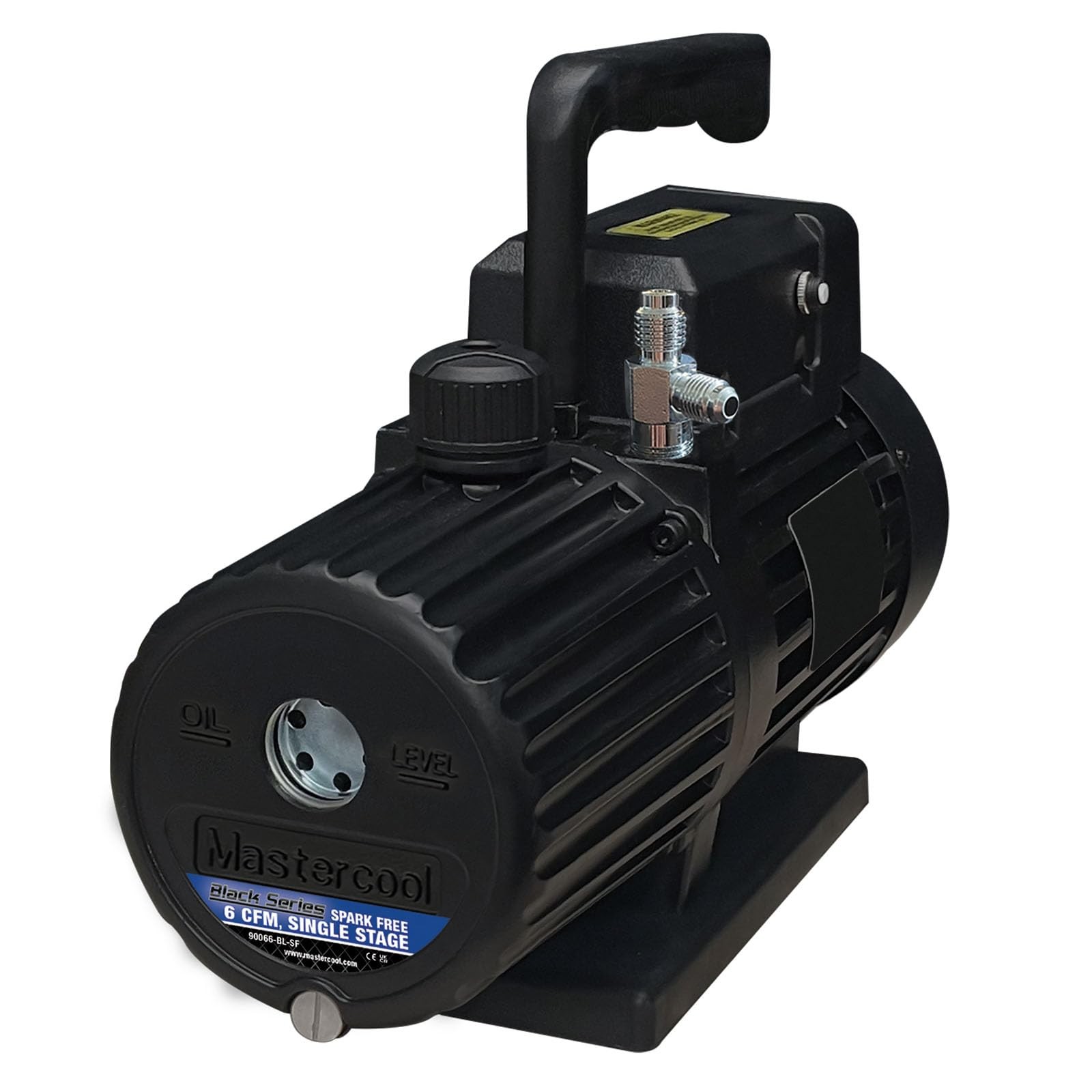 Mastercool 90066-BL-SF Black Series 6 CFM Single , Oil Valve – 110/120V, 60Hz