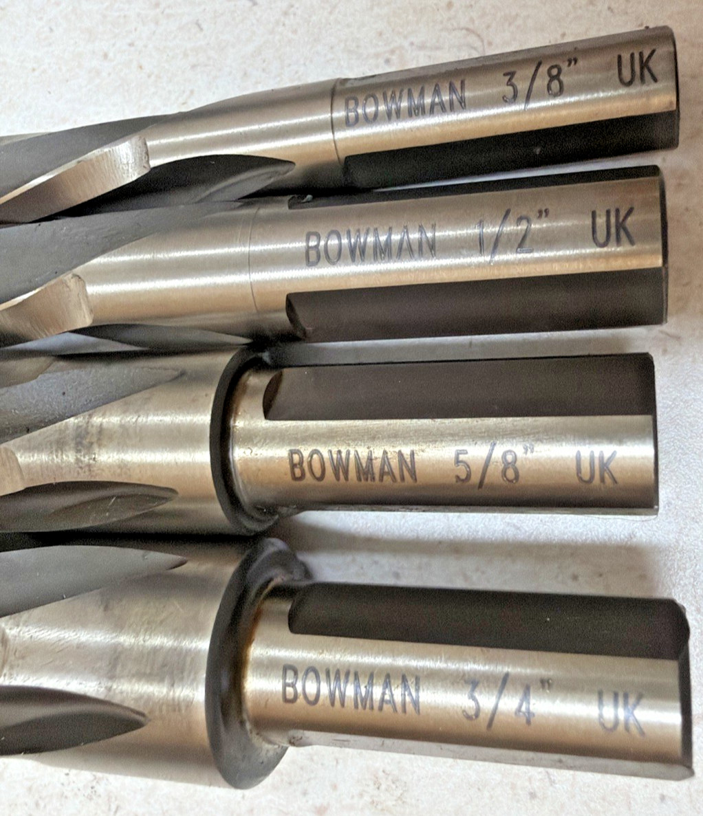 Aligning Reamer and Drill Kit, 8 Pieces, High Speed Steel, Gold Bowmalloy 20990