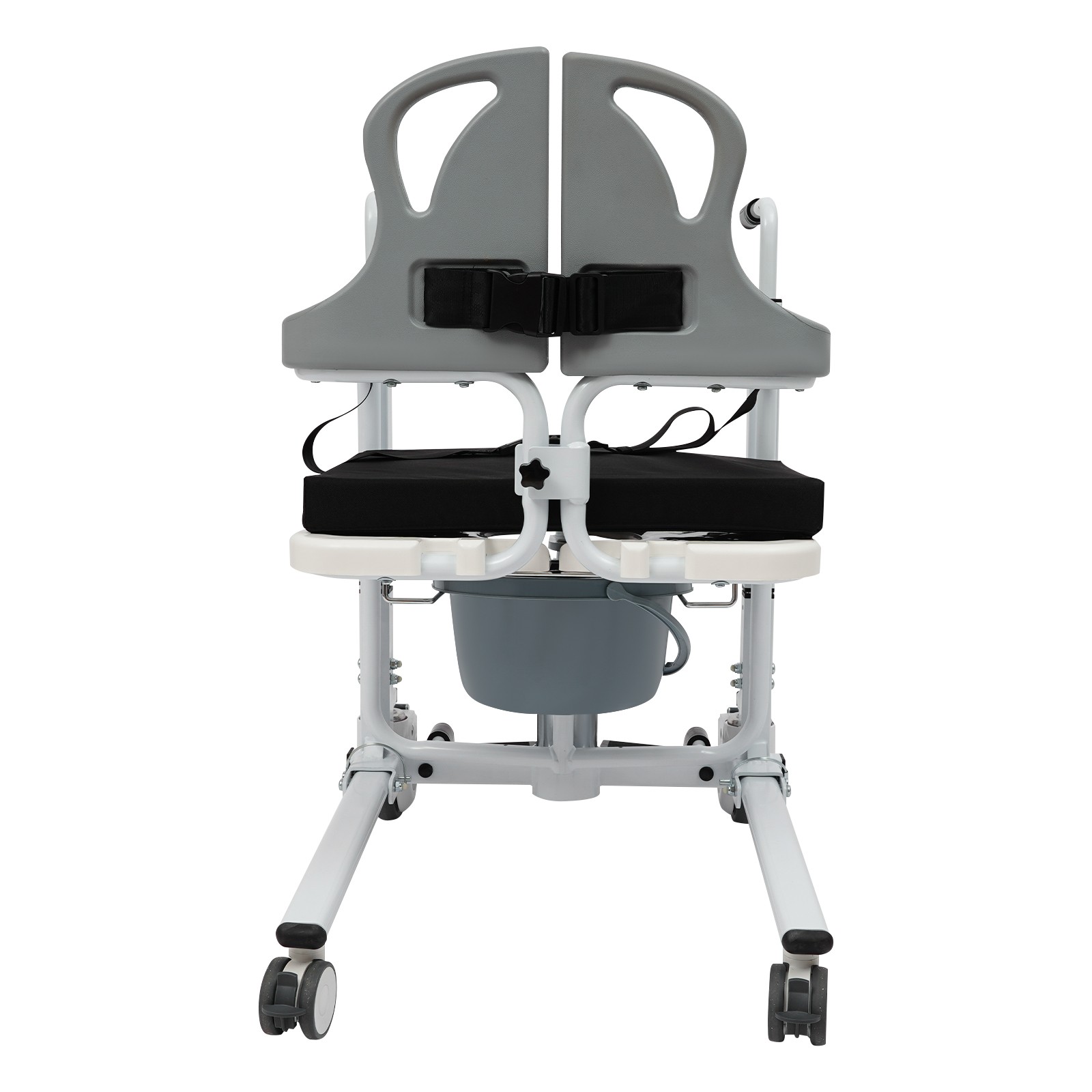 136kg/299.83lbs Patient Lift Nursing Chair Patient Hydraulic Transfer Wheelchair