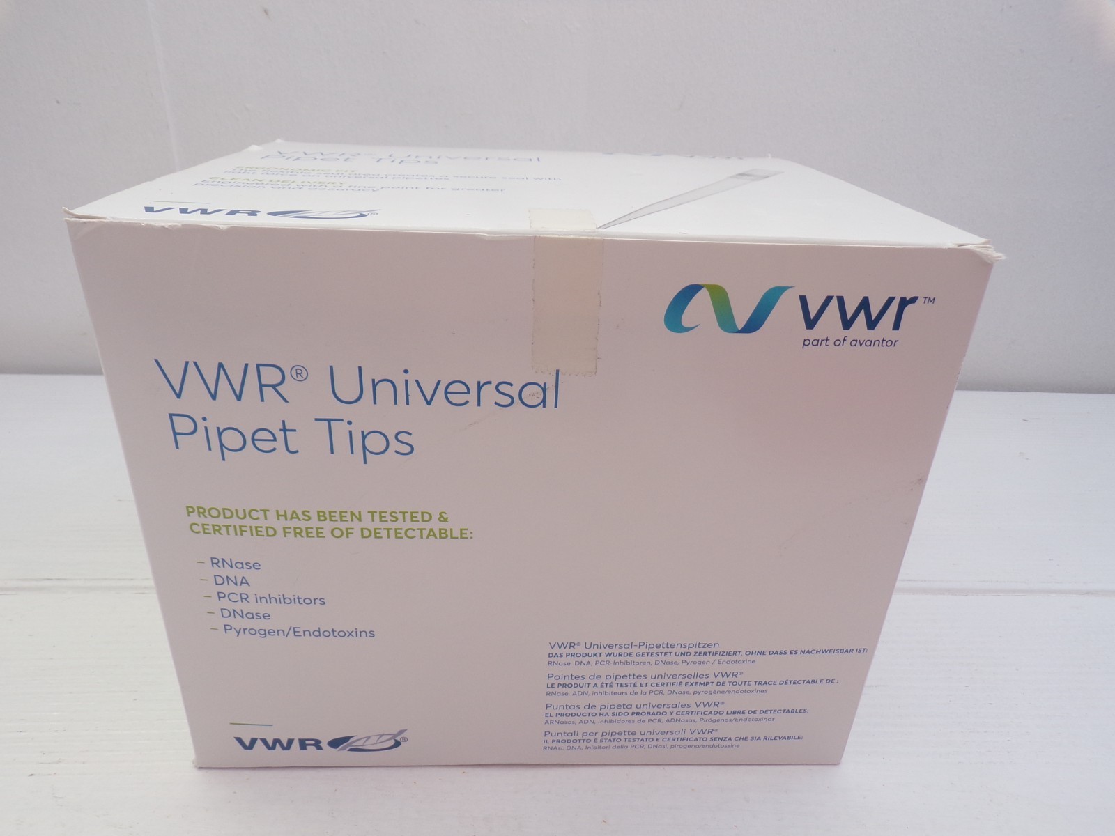960 VWR Universal Pipet Tips 1000µl Filtered Low Retention Pre-Sterile 76322-154