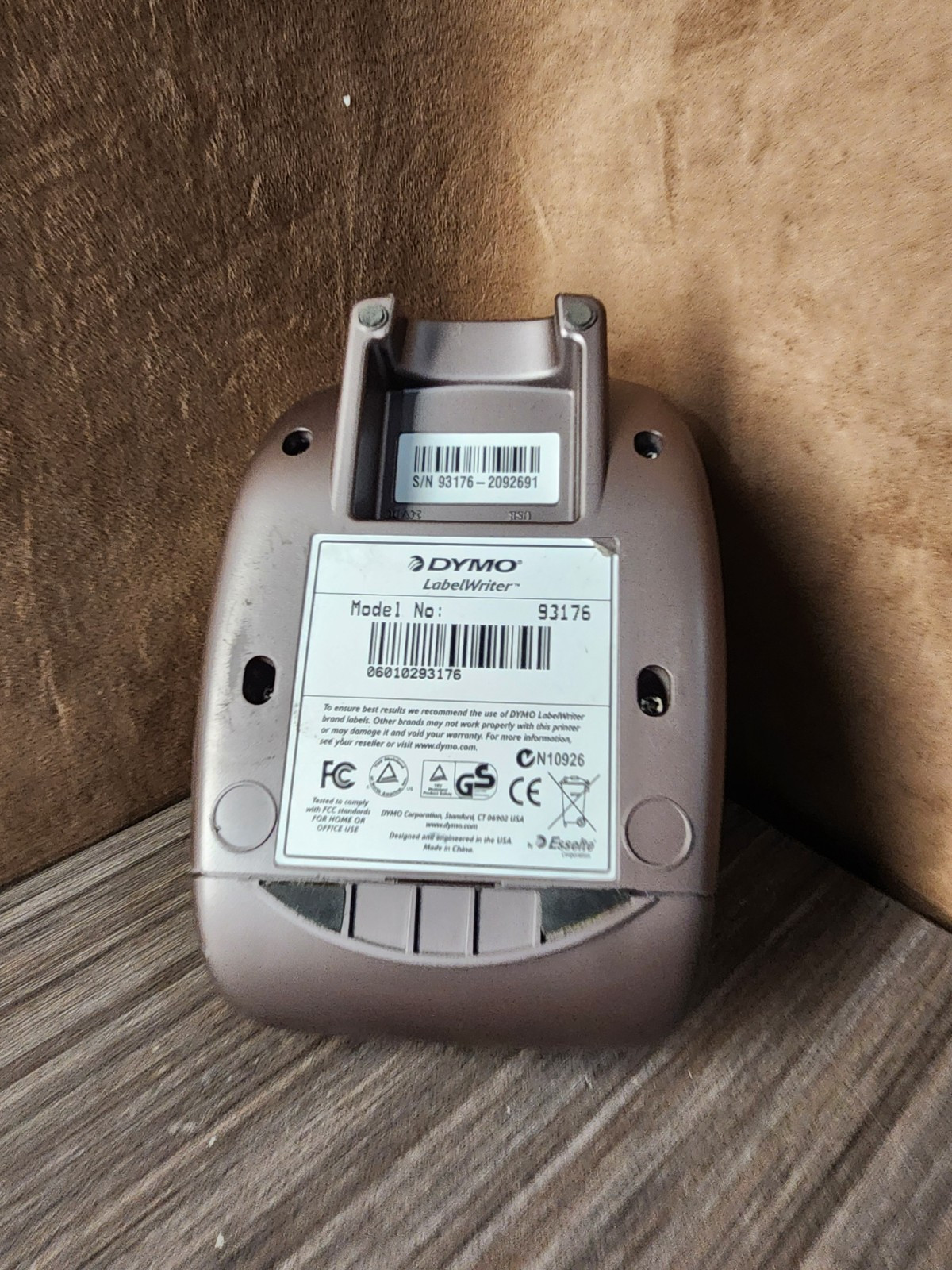DYMO LabelWriter 400 Turbo Thermal Label Printer Model 93176 USB No Power Supply