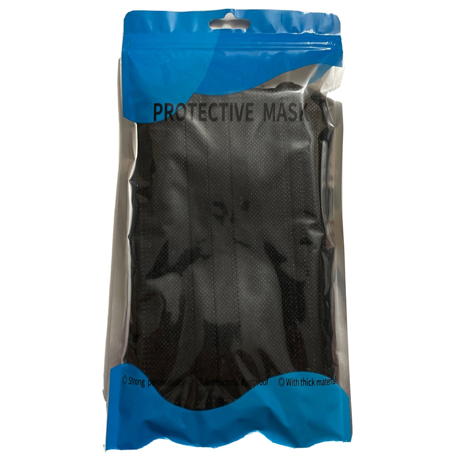 10 PCS Disposable Face Mask Non Medical Surgical 3 Ply Ear loop Black Masks