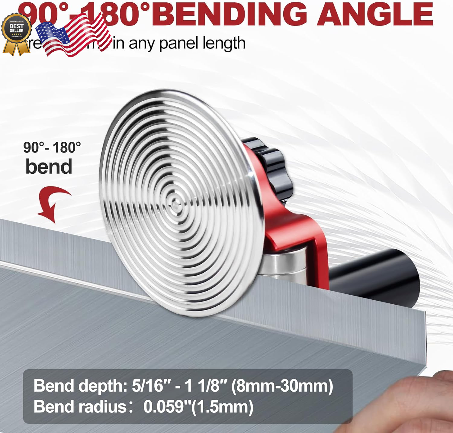 FS1DS Sheet Metal Bender One Station Disc Metal Break Bender Hand Bending Tool