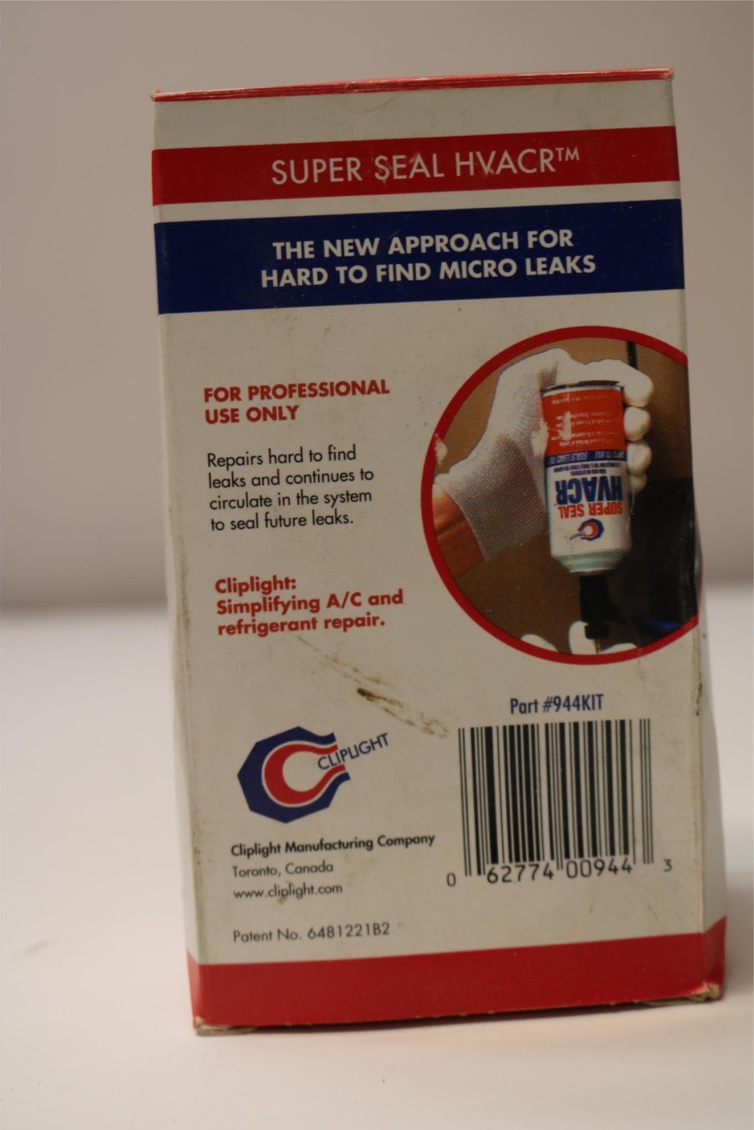 Cliplight 944KIT Super Seal Advanced AC/R Stop Leak + Dry R, 1.5-5 Ton HVAC Leak