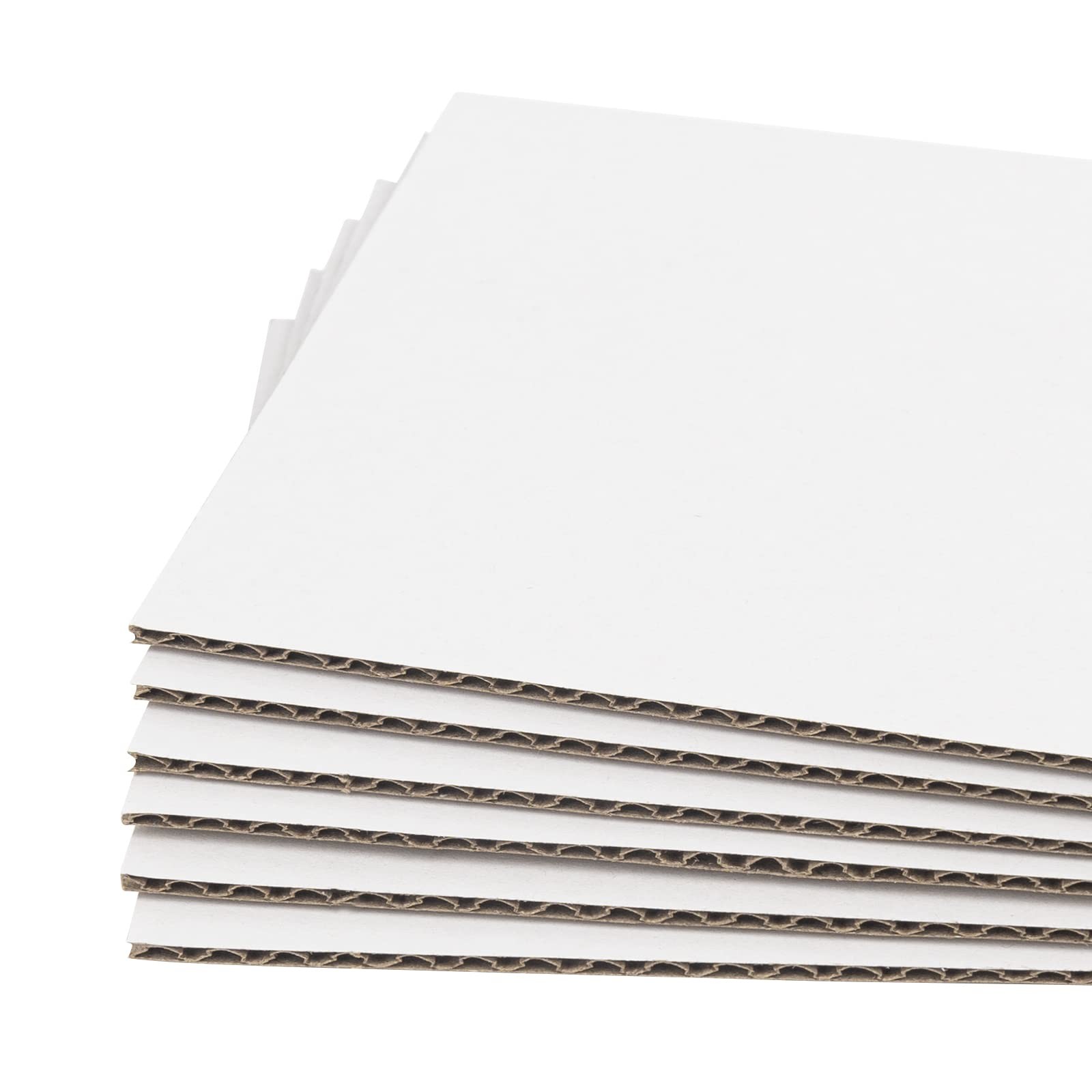 White Cardboard Sheets 1/8 Thick Flat Packing Mailing Pads Shipping Corrugated