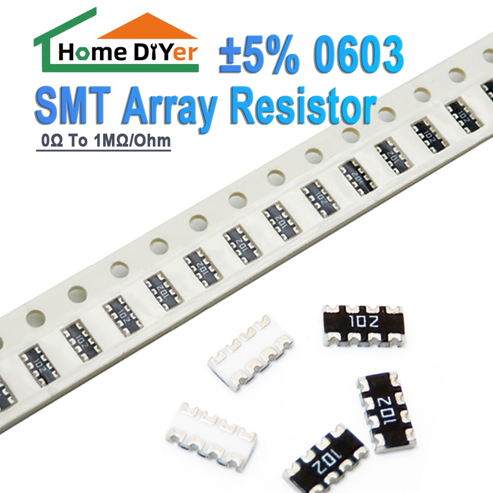 SMD SMT Array Resistor 1206(0603*4) 8P ±5% Network Resistance 0Ω To 1MΩ/Ohm