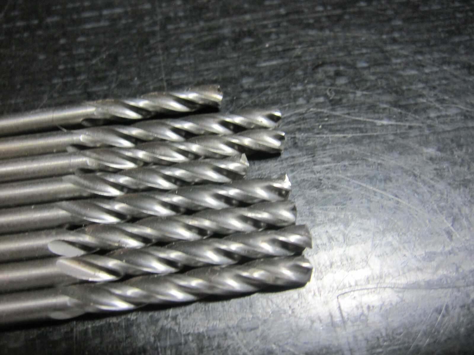 2 used Guhring 3.800mm 3fl 3 flute carbide drill