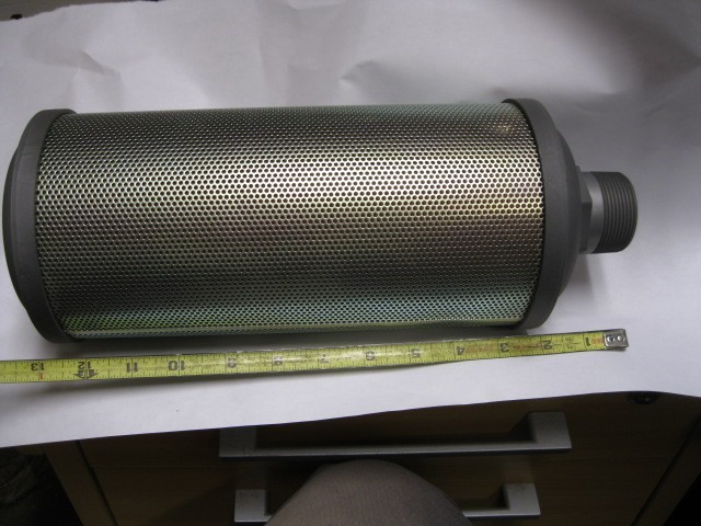 Aftermarket Air Exhaust Muffler | 1.5″ NPT Male, 125 PSI