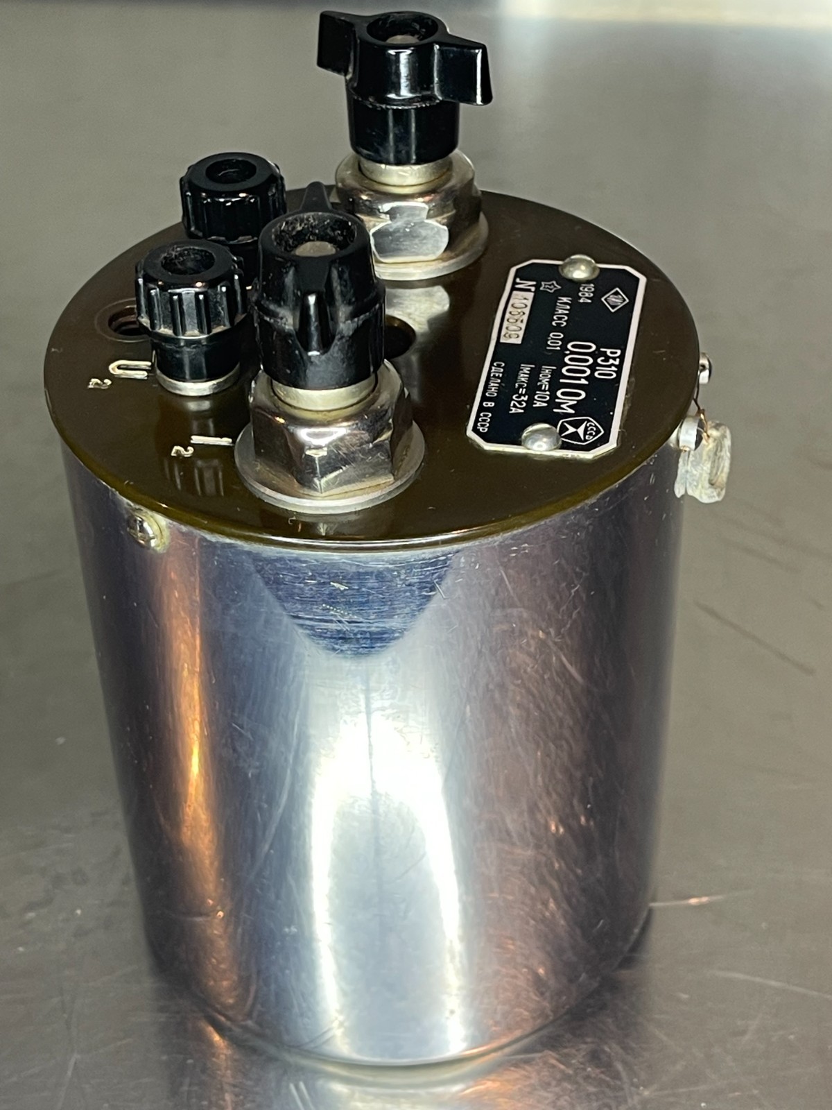 0.001 Ohm Ω Resistance Standard Resistor Calibrator Accuracy 0.01% Tested