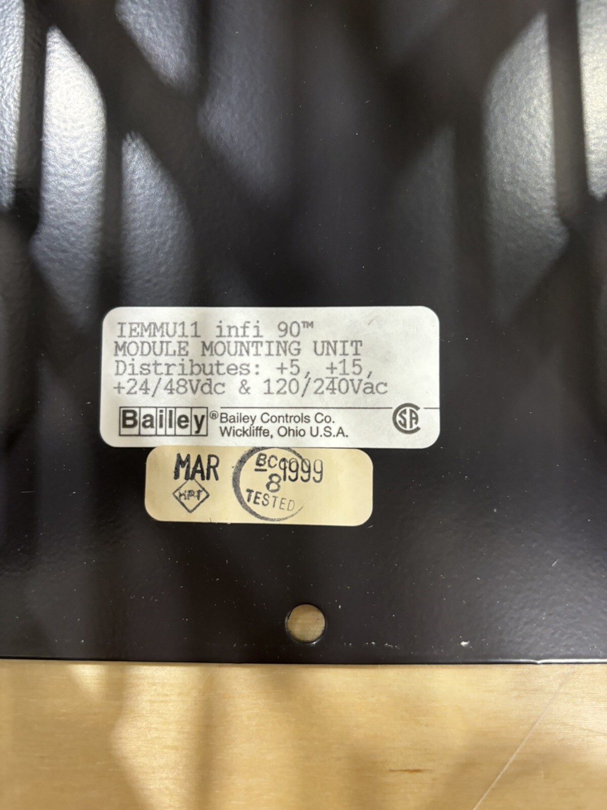 Bailey Controls +24/48Vdc & 120/240Vac