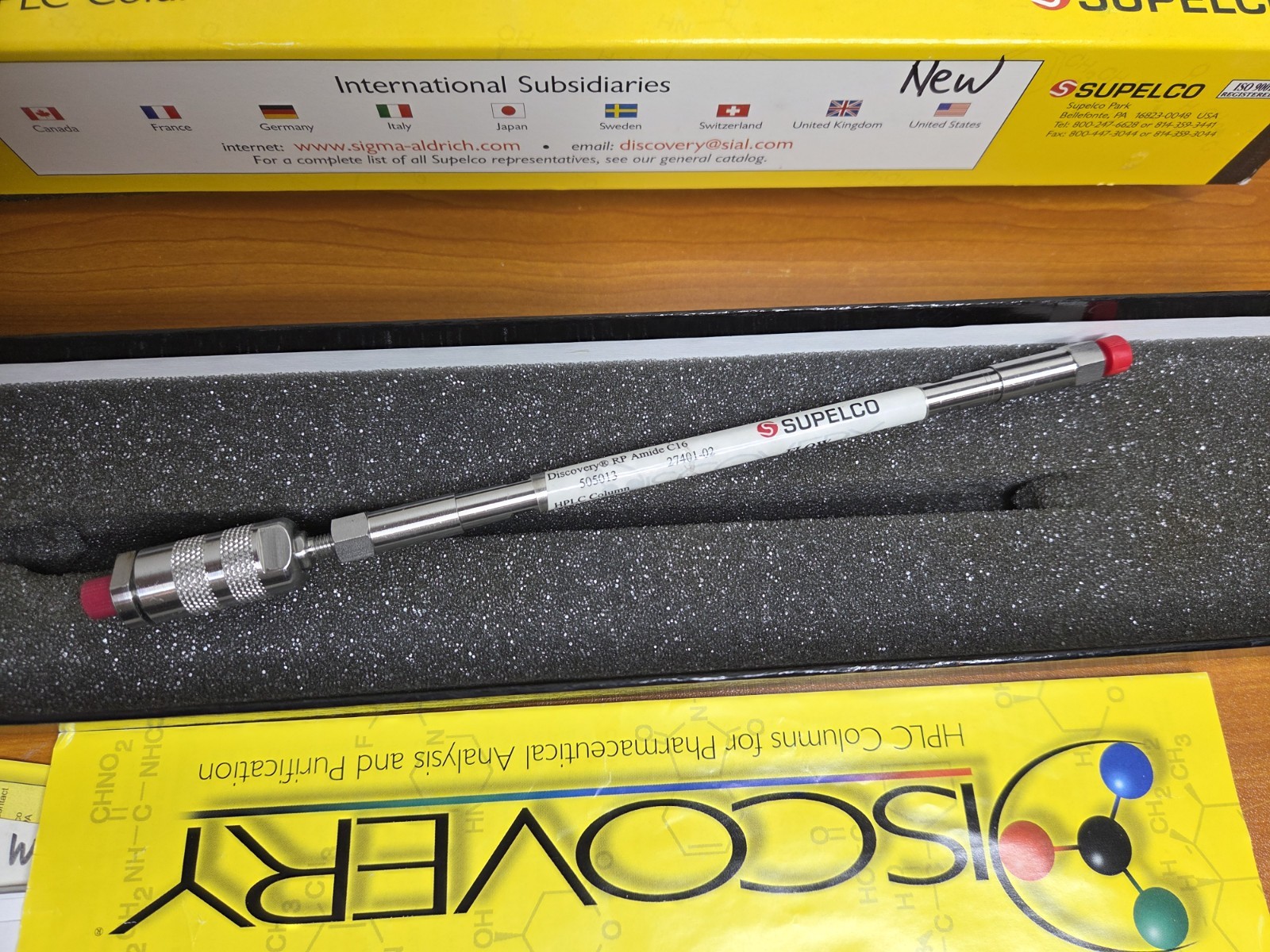 SUPELCO HPLC Column Discovery RP Amide C16 505013 150mm x 4.6mm, 5μm